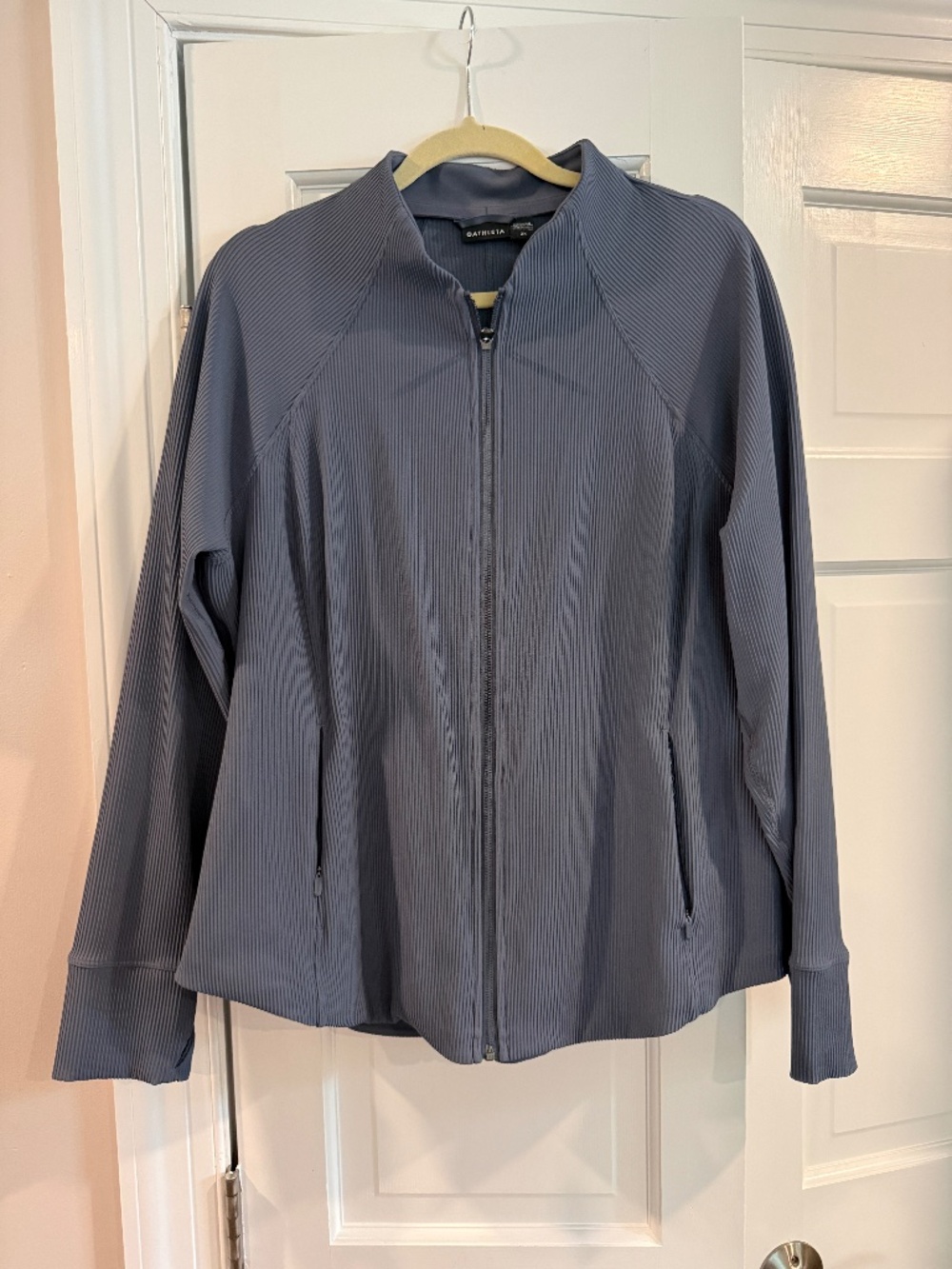 Athleta Salutation Ribbed Jacket 2X EUC